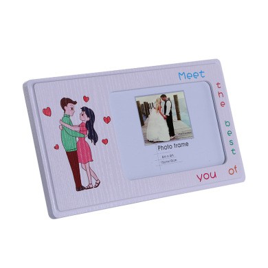 现货供应现代简约欧式相框 创意木质吸塑相框 多款式UV印刷摆台详情图1