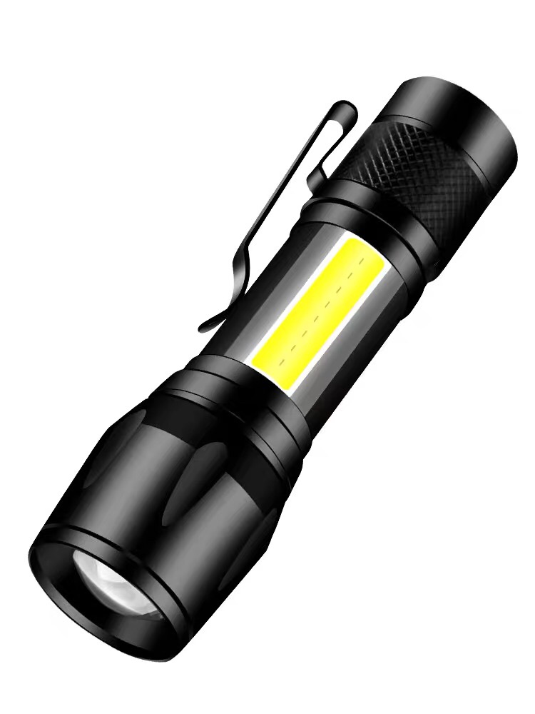 Mini extendable portable multi-functional flashlight