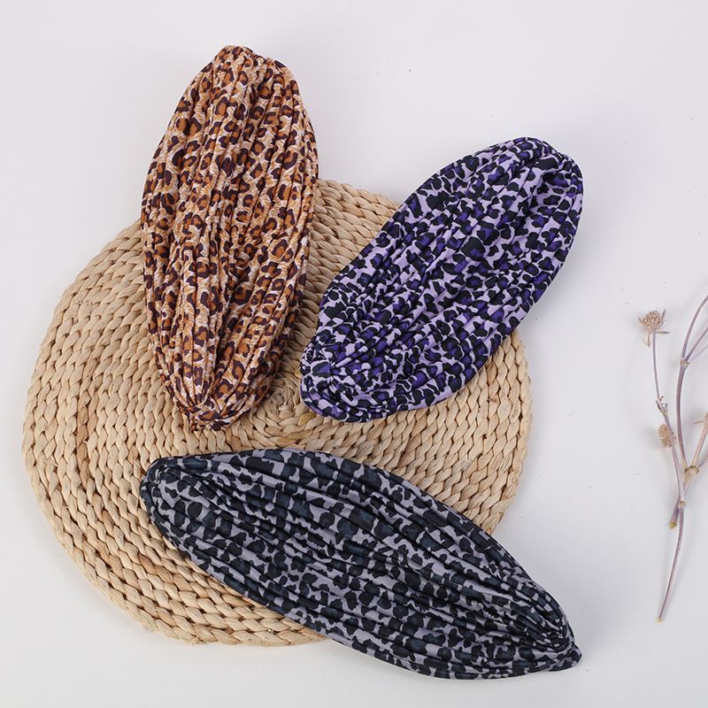 Hao Hao Headscarf Manufacturers For Europe And The United States Men And Women Outdoor Riding Sports Baotou Hat Yoga Hat Hip Hop Hip Hop Indian Hat Leopard Print Indian Hat details Picture