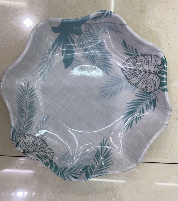Water splash pattern plate a box of 216 size 19*19 kitchen supplies thumbnail