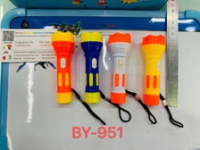 LED手电筒 塑料手电筒发光手电筒 热卖便宜款塑料手电筒BY-951款