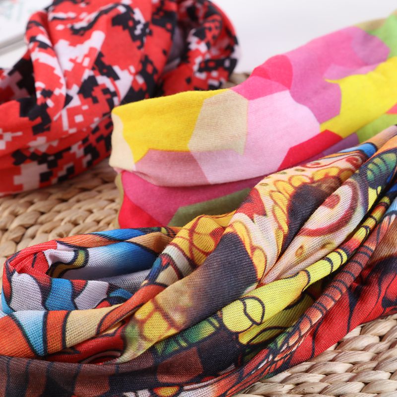 Hao Hao Headscarf Manufacturers Directly For Europe And The United States Men And Women Outdoor Sports Headscarf Street Dance Hip-Hop Headscarf Color Headscarf Wholesale Magic Headscarf Specification drawing