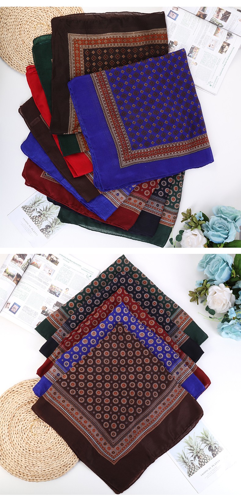 Hao Hao Headscarf Manufacturers Direct For Europe And The United States Men And Women Outdoor Sports Headscarf Hip-Hop Square Shawl Wholesale Magic Headscarf undefined