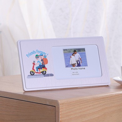 现货供应现代简约欧式相框 创意木质吸塑相框 多款式UV印刷摆台详情图4