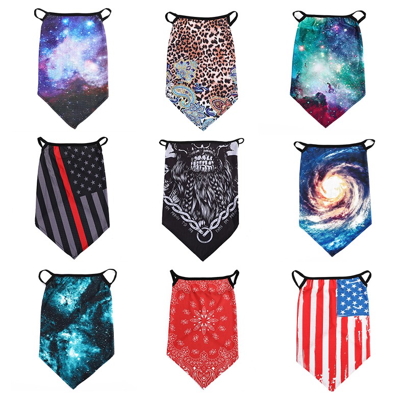 Hao Hao Headscarf Manufacturers Directly For Europe And The United States Men And Women Outdoor Sports Headscarf Hip-Hop Cotton Square Wholesale Magic Headscarf Item Picture