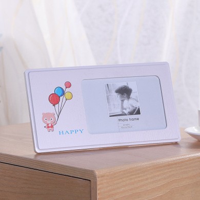 现货供应现代简约欧式相框 创意木质吸塑相框 多款式UV印刷摆台详情图3