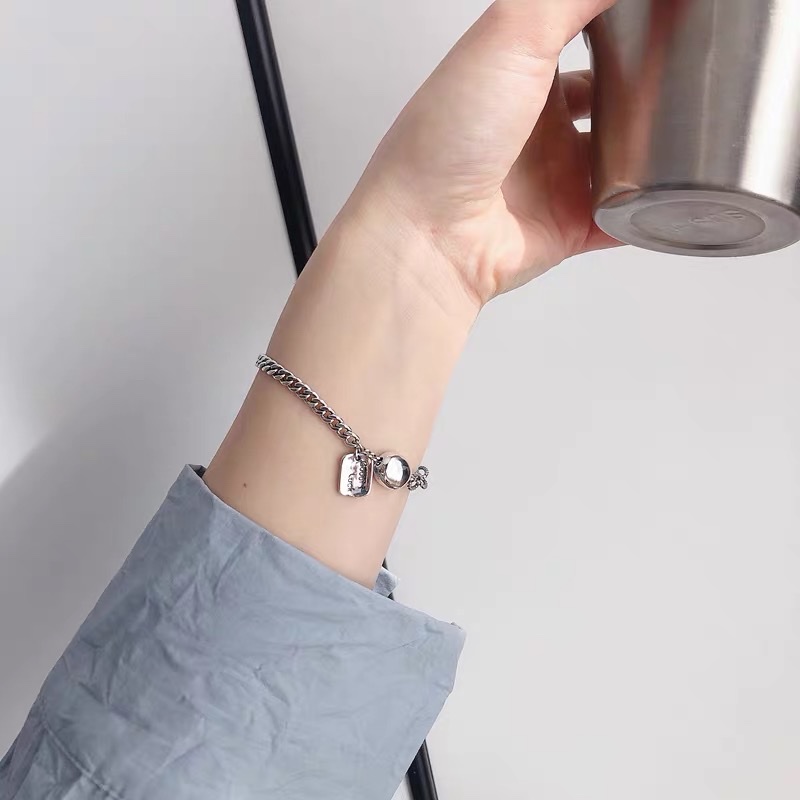 UKI SILVER and Season S925 sterling Silver Good LUCK Luck bracelet details Picture