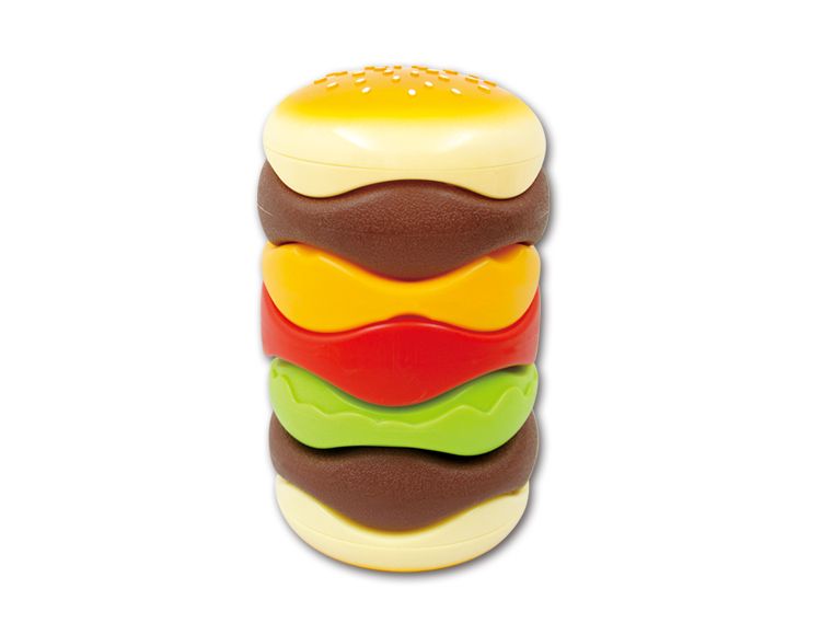 Children's sports children's ring, net bag hamburger 69714 full figure