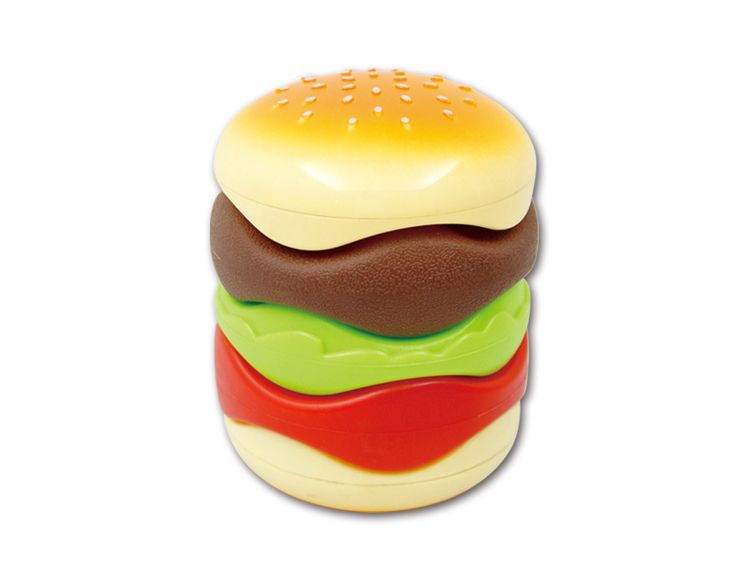 Children's sports children's ring, net bag hamburger 69713 full figure