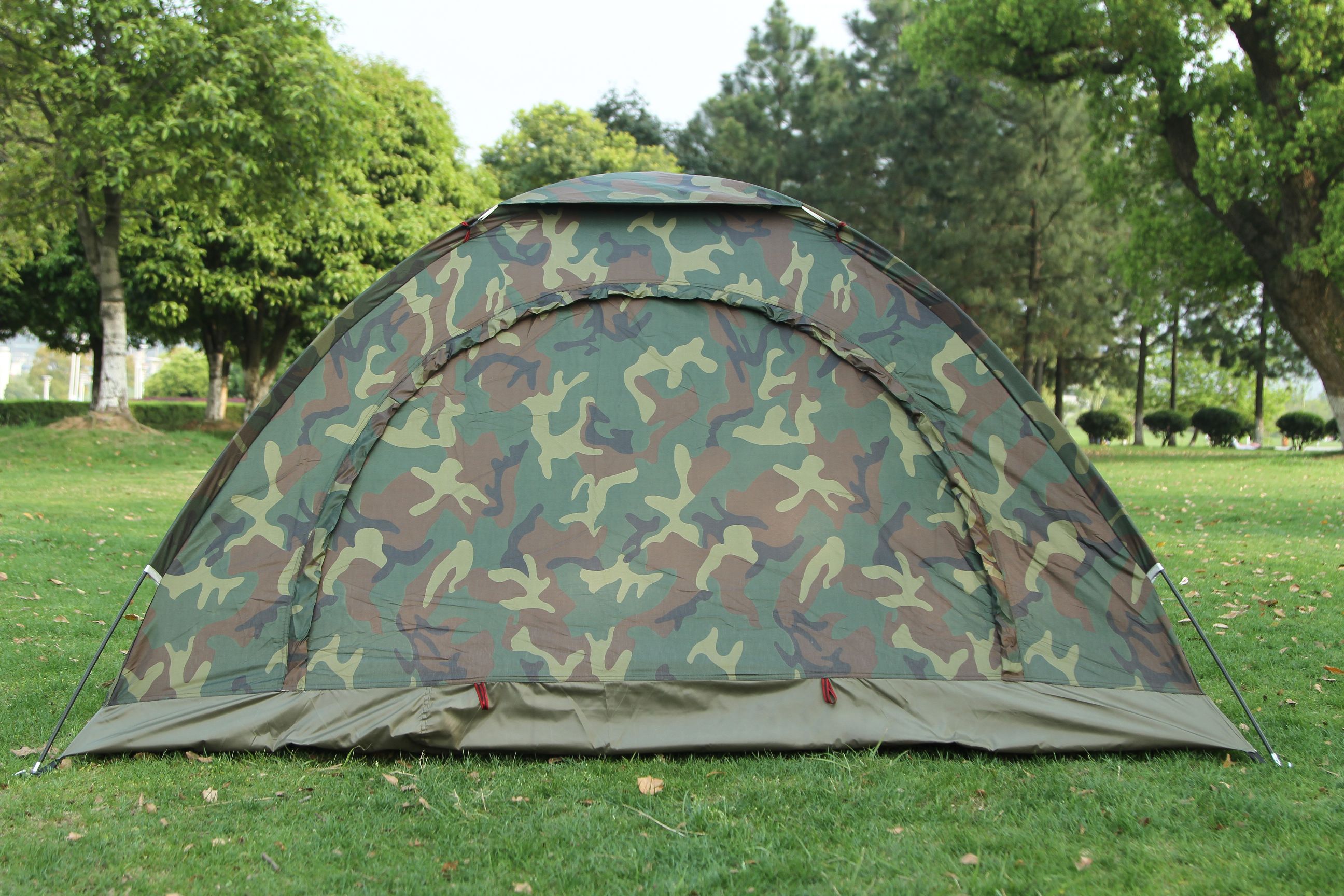 Yiwu Selection outdoor mosquito-proof shading tent for two, single layer camouflage tent outdoor beach tent for two, tourist tent -1003/19117