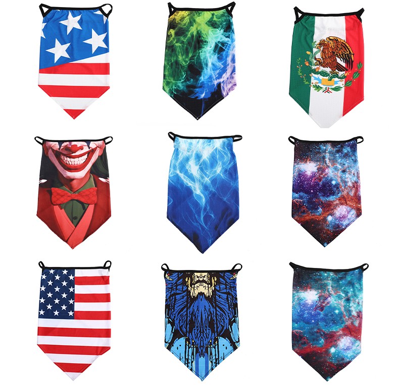 Hao Hao Headscarf Manufacturers Directly For Europe And The United States Men And Women Outdoor Sports Headscarf Hip-Hop Cotton Square Wholesale Magic Headscarf undefined