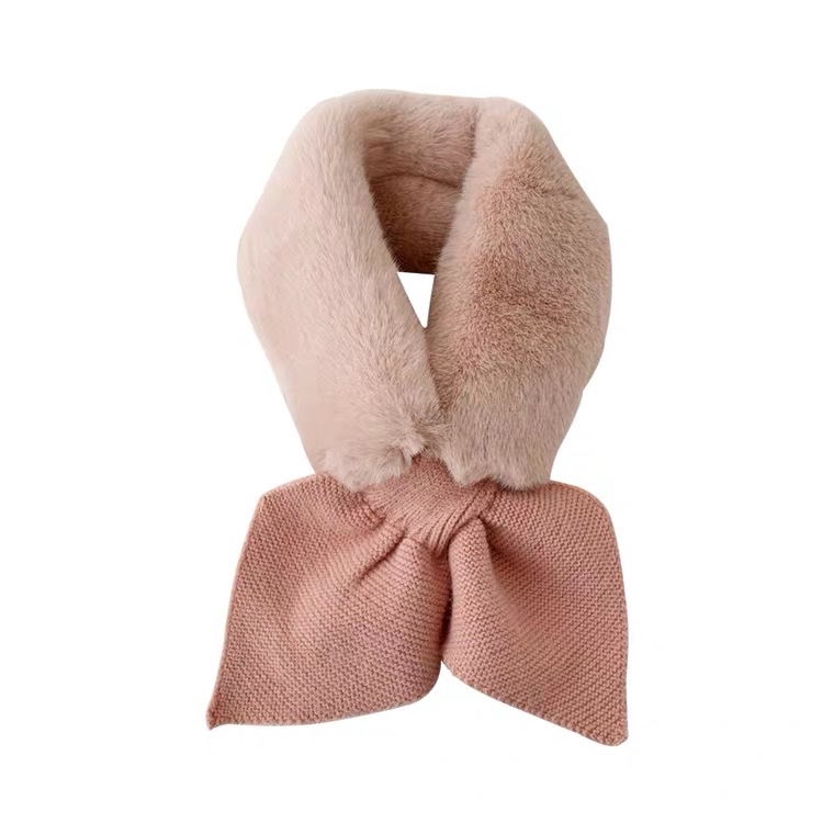 Korean autumn and winter style micro-neck scarf, cute hair band, Dongdaemun plush hair tie, hair band and rubber band from South Korea details Picture