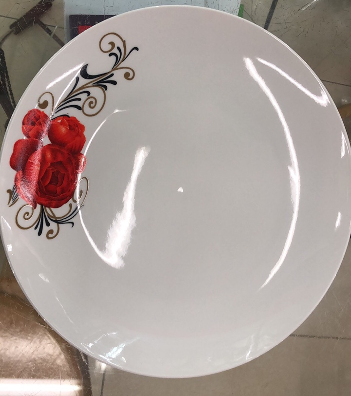 10.5 Moonlight Rose Ceramic Plate Ceramic Tableware Western Dish Dish Dish Dish Dish Cold Dish Dish Large Plate Steak Dish Plate