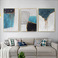 新中式立体现代轻奢客厅装饰画简约沙发背景墙壁画抽象玄关挂画细节图