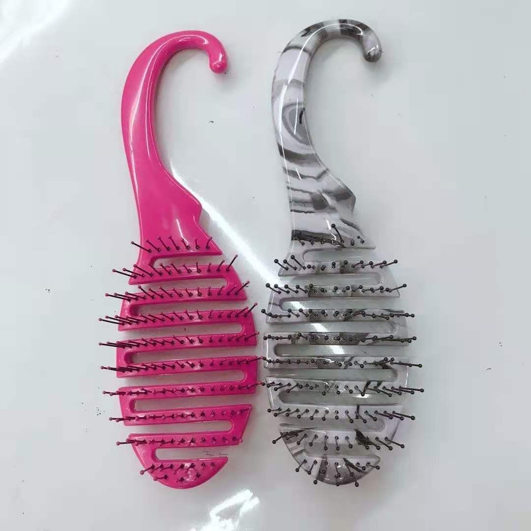 隆发LONGFA2020新款现货魔法梳按摩顺发梳防静电卷发梳排骨梳详情图4