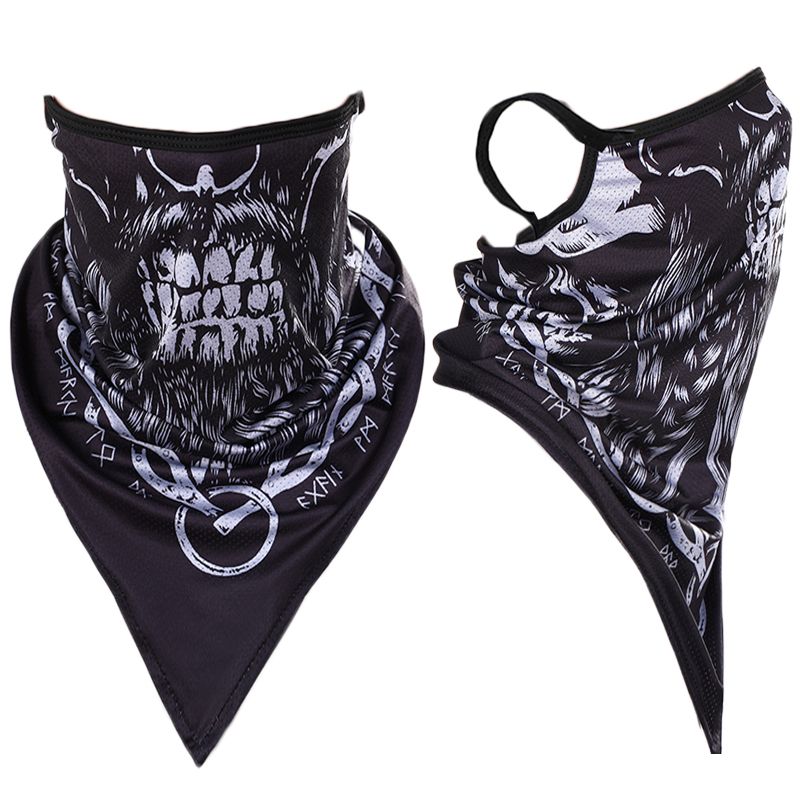 Hao Hao Headscarf Manufacturers Directly For Europe And The United States Men And Women Outdoor Sports Headscarf Hip-Hop Cotton Square Wholesale Magic Headscarf Specification drawing