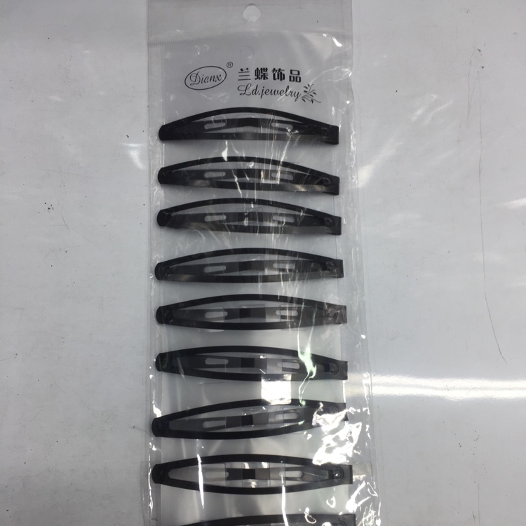 电黑光BB夹 时尚潮流女士百搭头饰发饰点秀饰品