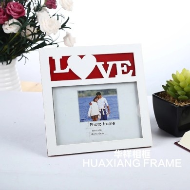 厂家直销 创意雕刻家庭相框摆台 6寸相框摆件 创意相架详情图3