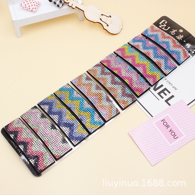 South Korea East Gate simple fashion bright rainbow color rhinodrill BB clip fresh edge clip flow clip top clip thumbnail