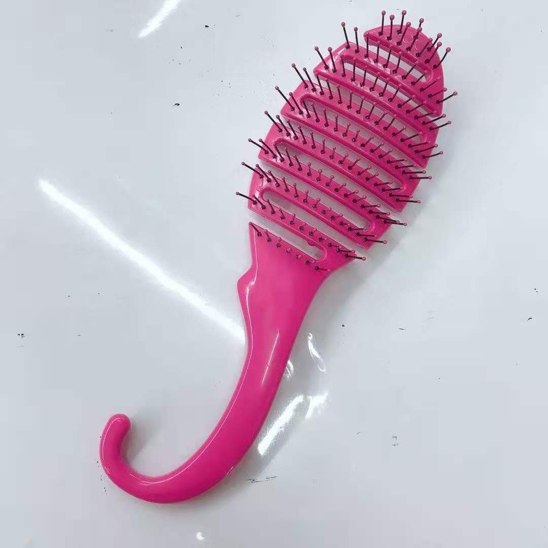 隆发LONGFA2020新款现货魔法梳按摩顺发梳防静电卷发梳排骨梳详情图2