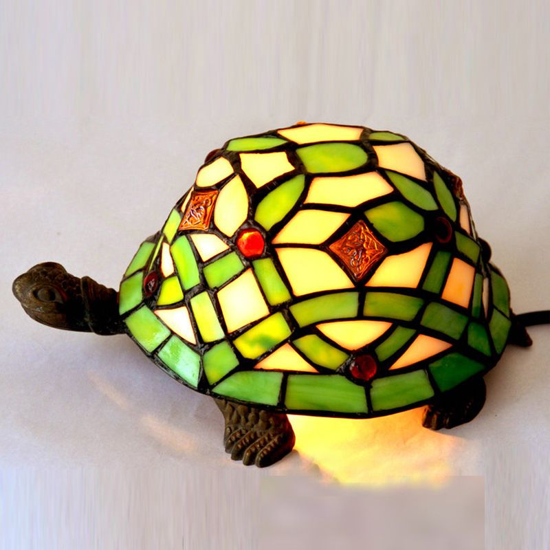 Turtle night Lamp Colored glass art creative collection home decoration lamps