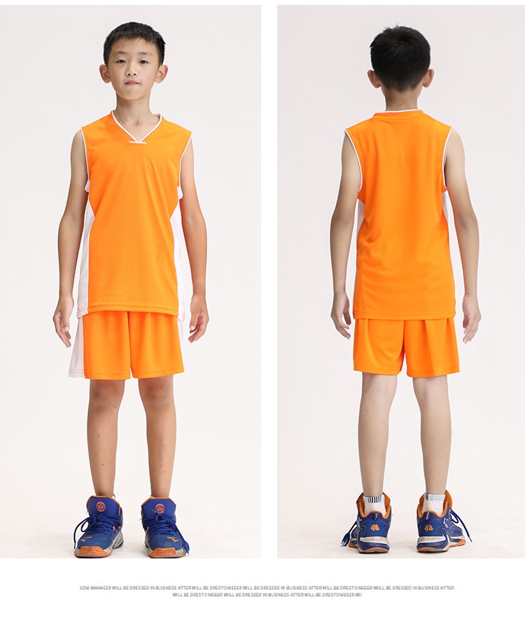 定制成人儿童篮球服套装比赛训练透气运动队服光板篮球衣定制批发详情图16