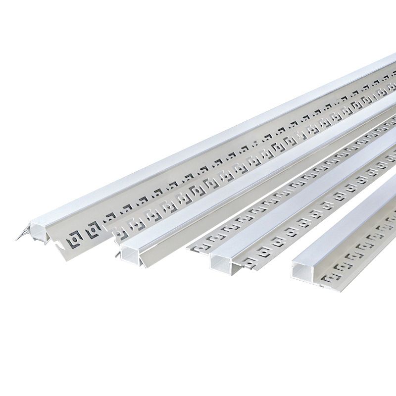 led light trough strip light, embedded aluminum trough light, indoor ceiling corridor shaped linear light, no main light, U-shaped light strip Item Picture