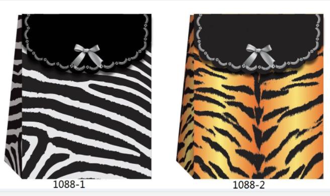 翻盖豹纹，斑马纹礼品袋