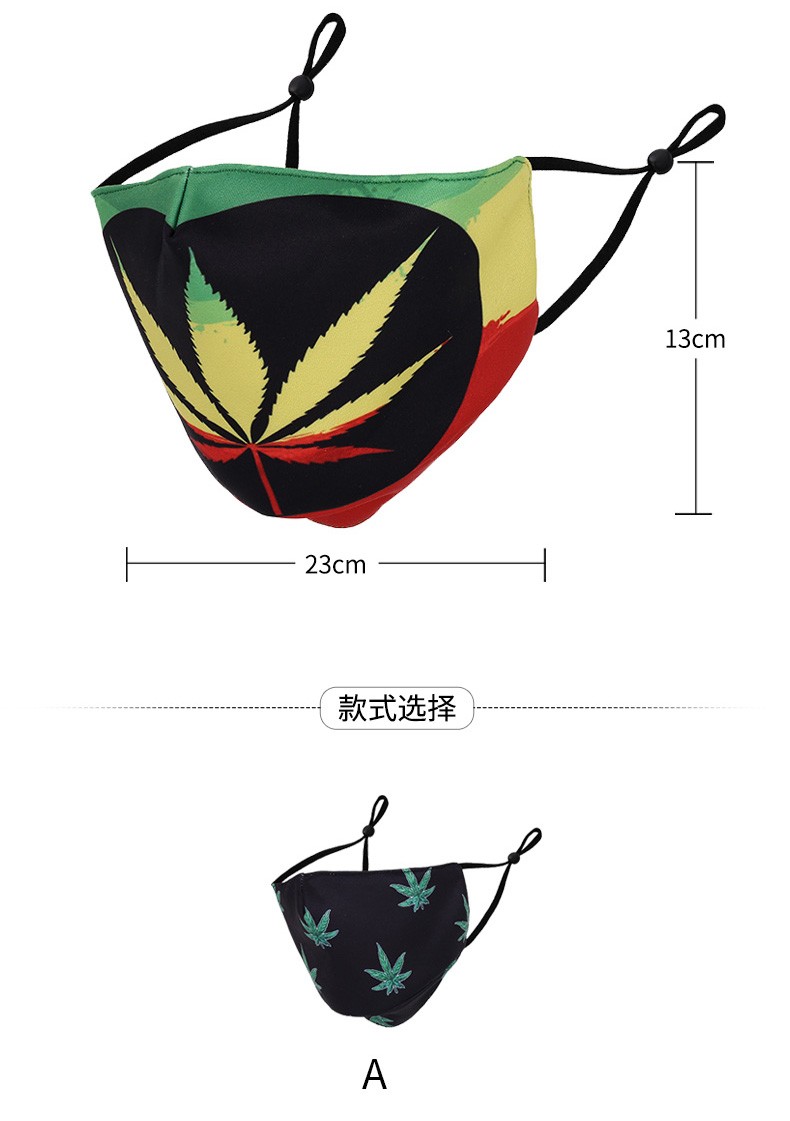 时尚印花口罩 可水洗防尘PM2.5透气口罩可插过滤片工厂直销可定制【外贸专供】详情图9