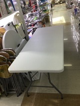 塑料桌 地摊展示桌 户外餐桌 75*180cm
