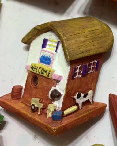 萌粒品牌树脂工艺品摆件 儿童玩具创意装饰 艺术品收藏 安全无毒环保材料