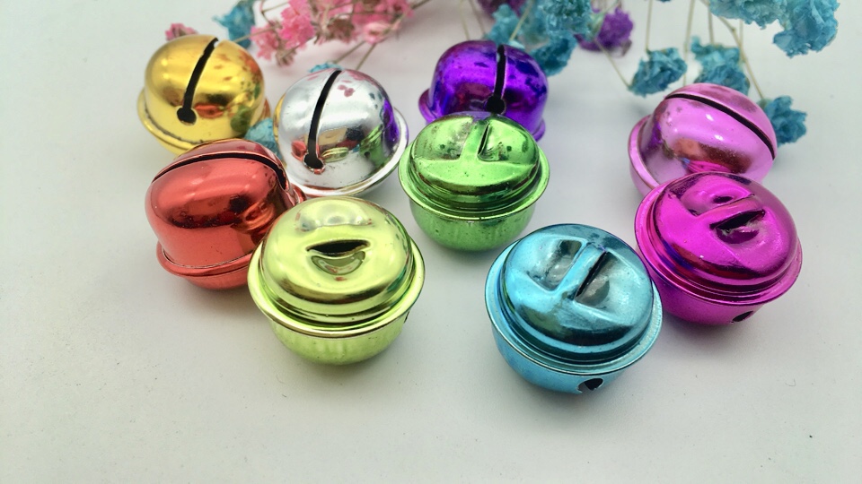 20MM vacuum electroplated high-top round bell, handicraft accessories, D1Y accessories, pet accessories