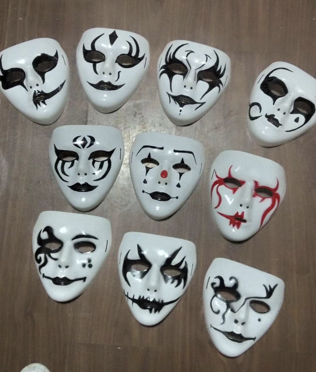 Halloween Half Face Pattern Dance Mask Bell Fox Mask Ghost Full Face Fox Pvc Injection Molding Jingle Cat undefined