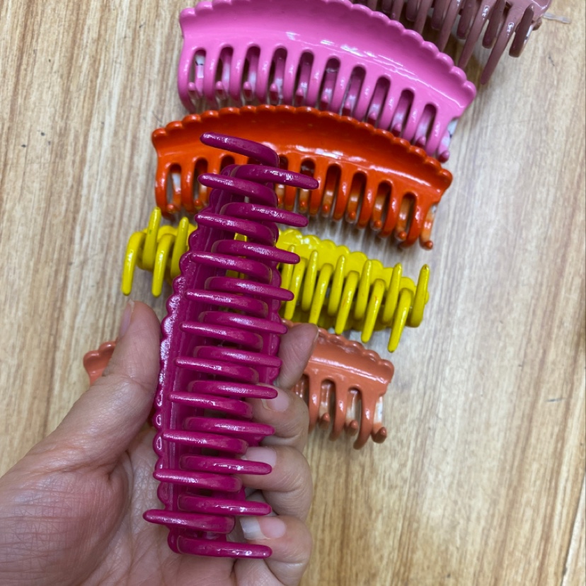 10 Cm Plastic Hair Clip With Long Teeth details Picture
