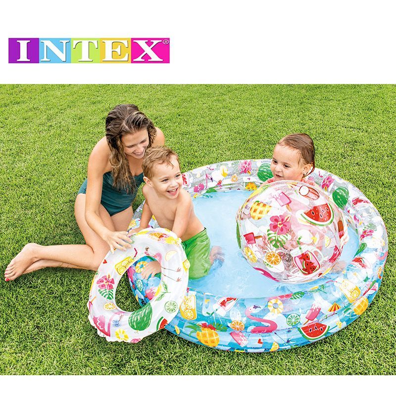 INTEX59460充气水池家庭水池梦幻星星婴儿浴盆详情图1