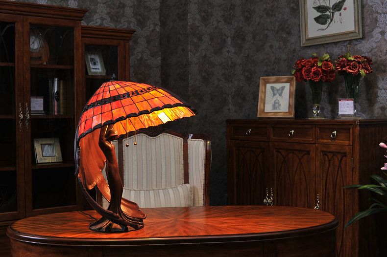 20 inch table lamp art classic collection flying lady living room table lamp bedroom lamp