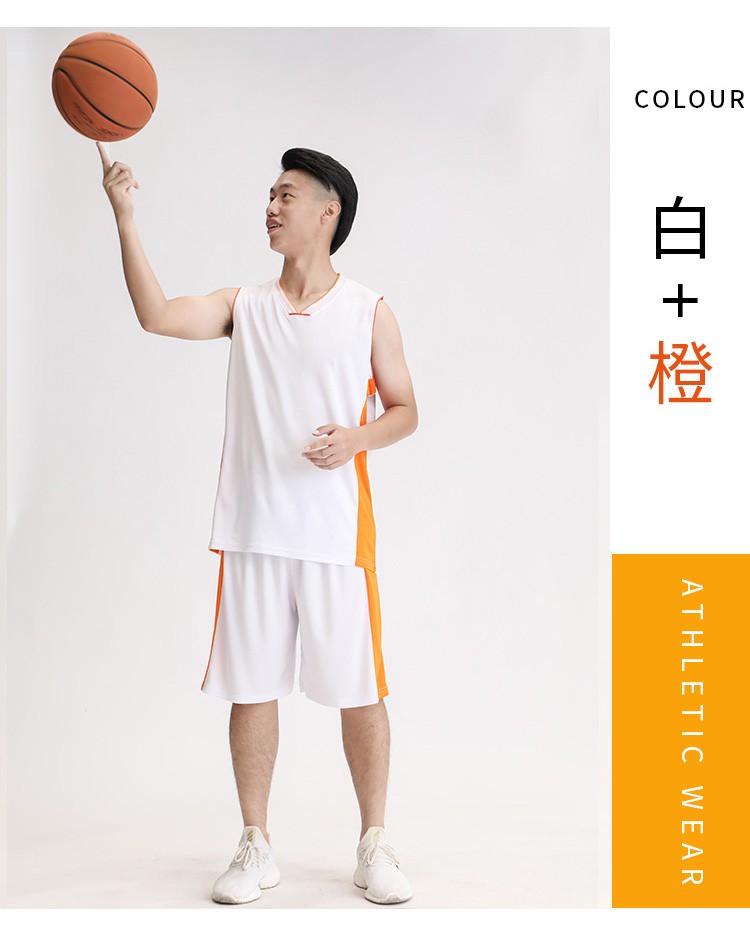 定制成人儿童篮球服套装比赛训练透气运动队服光板篮球衣定制批发详情图12