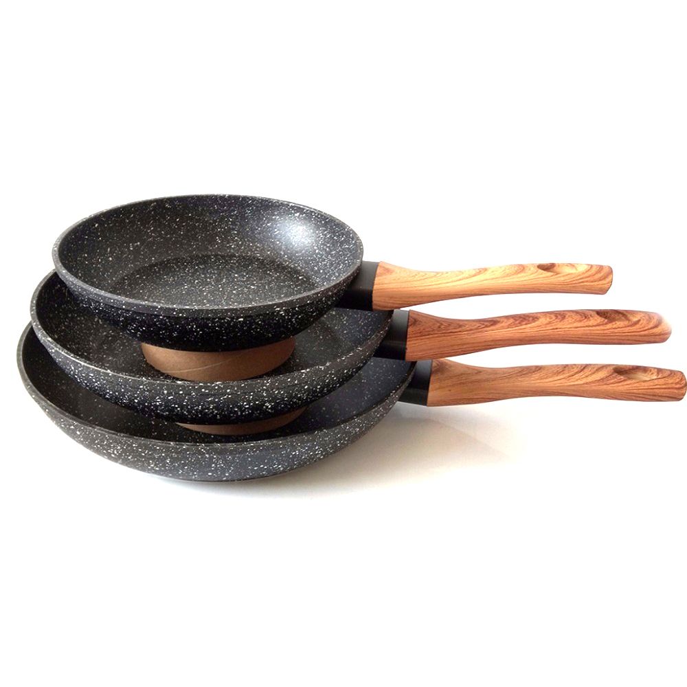 Master Star Best Fry Pan Black Granite Coating Pan