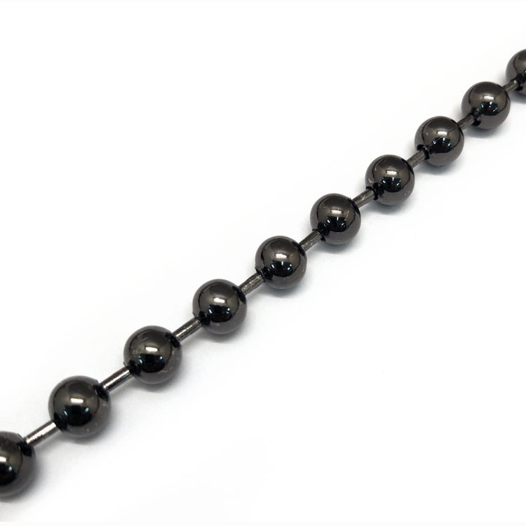 Dongguan Fengxing Hardware Factory Direct Sales 6.0 Bead Chain Hanging Plating/Roller Plating Alloy Chain Support Customization full figure