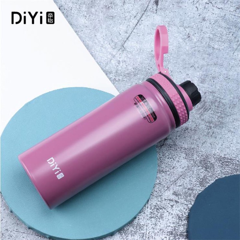 帝怡DIYI动感运动户外直饮保温杯304不锈钢便携提手大容量水杯子600ml详情图3