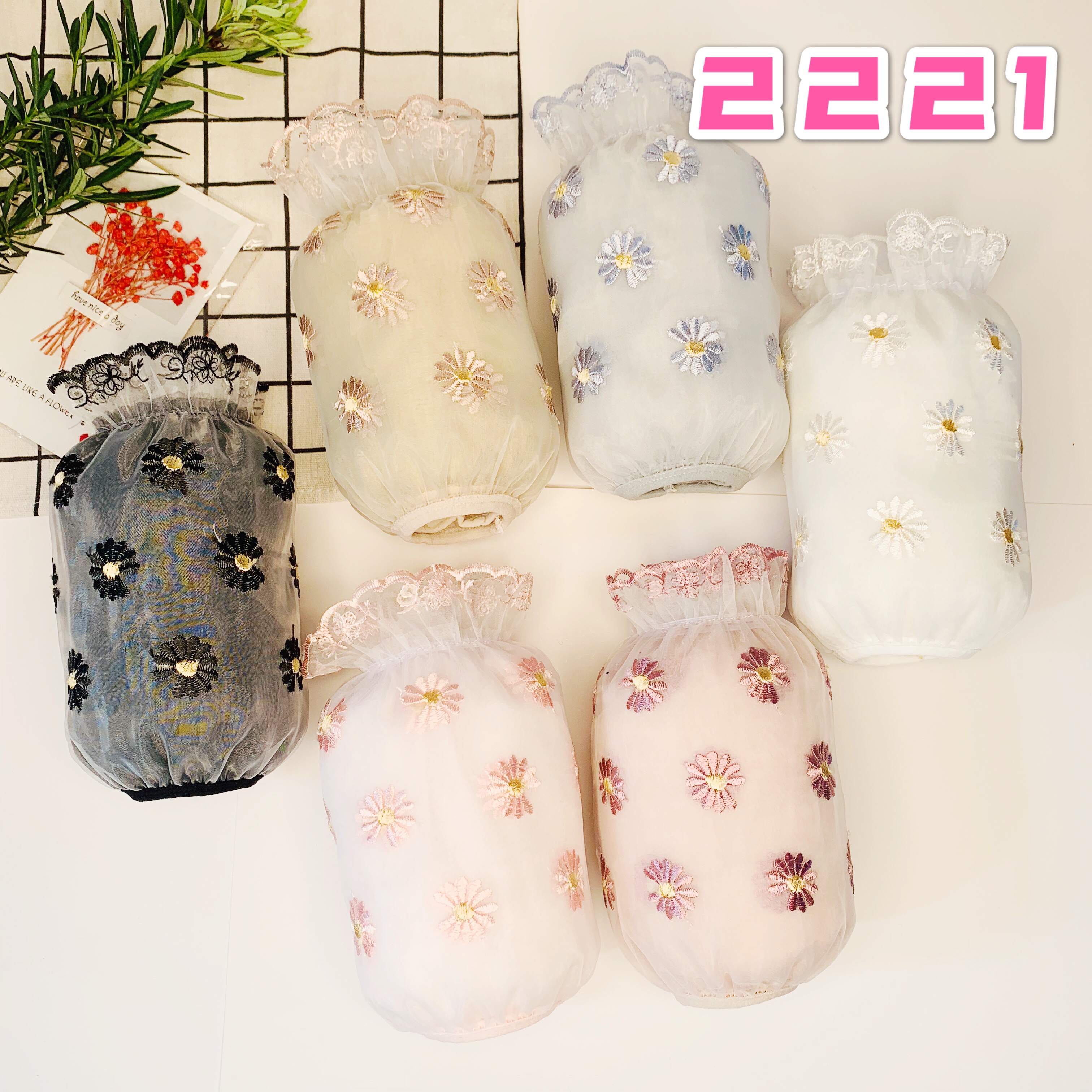 袖套女办公室工作防水防污ins潮时尚办公室秋冬可爱护袖袖头手袖详情图9