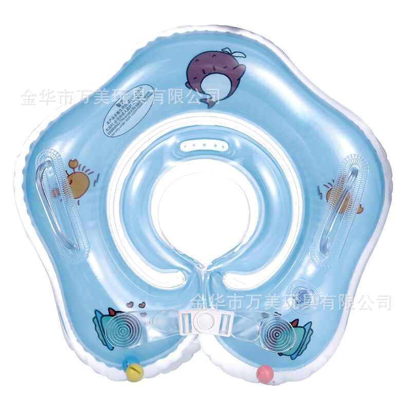 Inflatable baby neck ring, adjustable neck ring, bell-shaped life buoy, baby swimming ring detail image 12