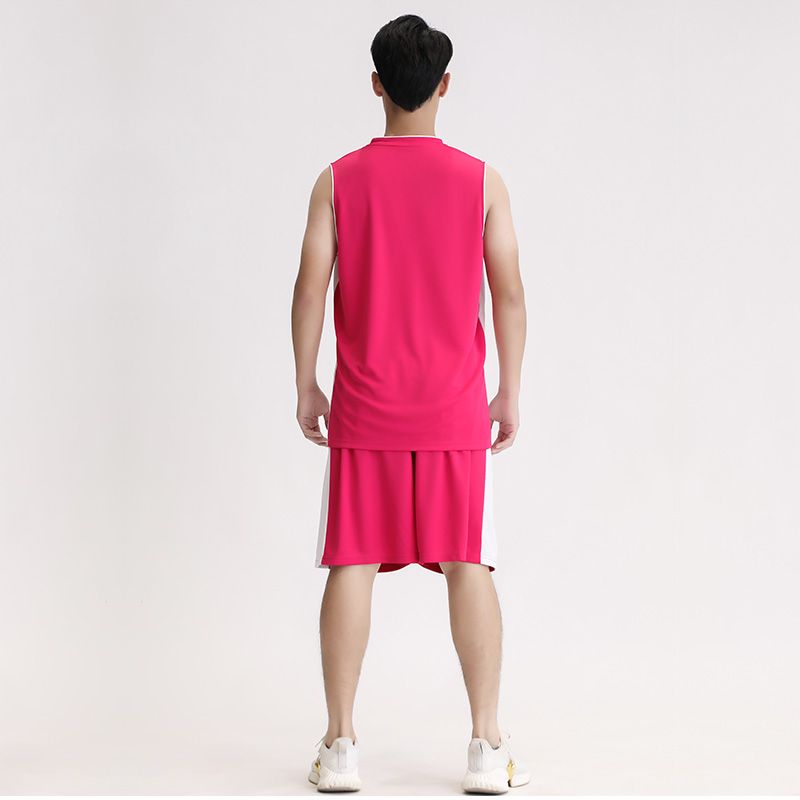 成人篮球服套装九色男比赛训练营运动队服装光板篮球衣可定制批发详情图8