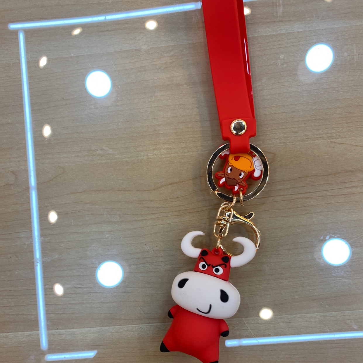 Calf pendant cute fashion Ins net red envelope package pendant car pendant thumbnail