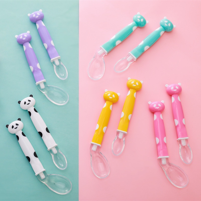 Baby silicone spoon set
