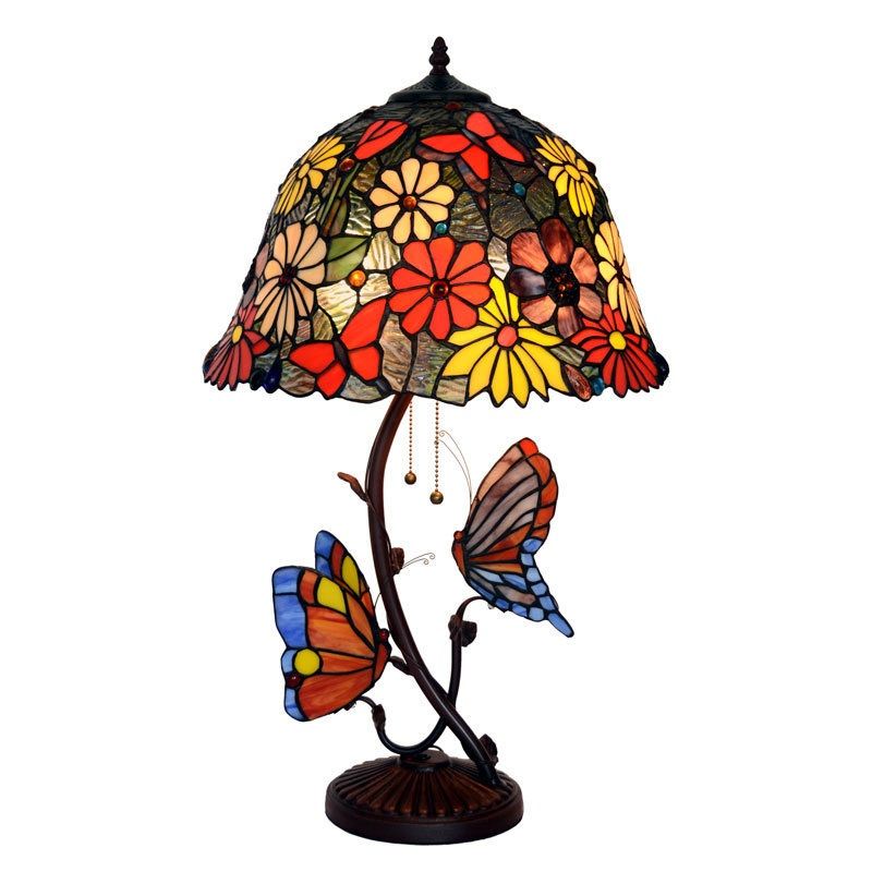 16 inch table lamp European garden home decoration table lamp living room lamp sunflower