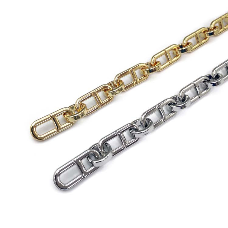 Dongguan Fengxing Hardware Factory Direct Alloy Chain Hanging Plated Figure-Eight Chain Color Support Customization details Picture