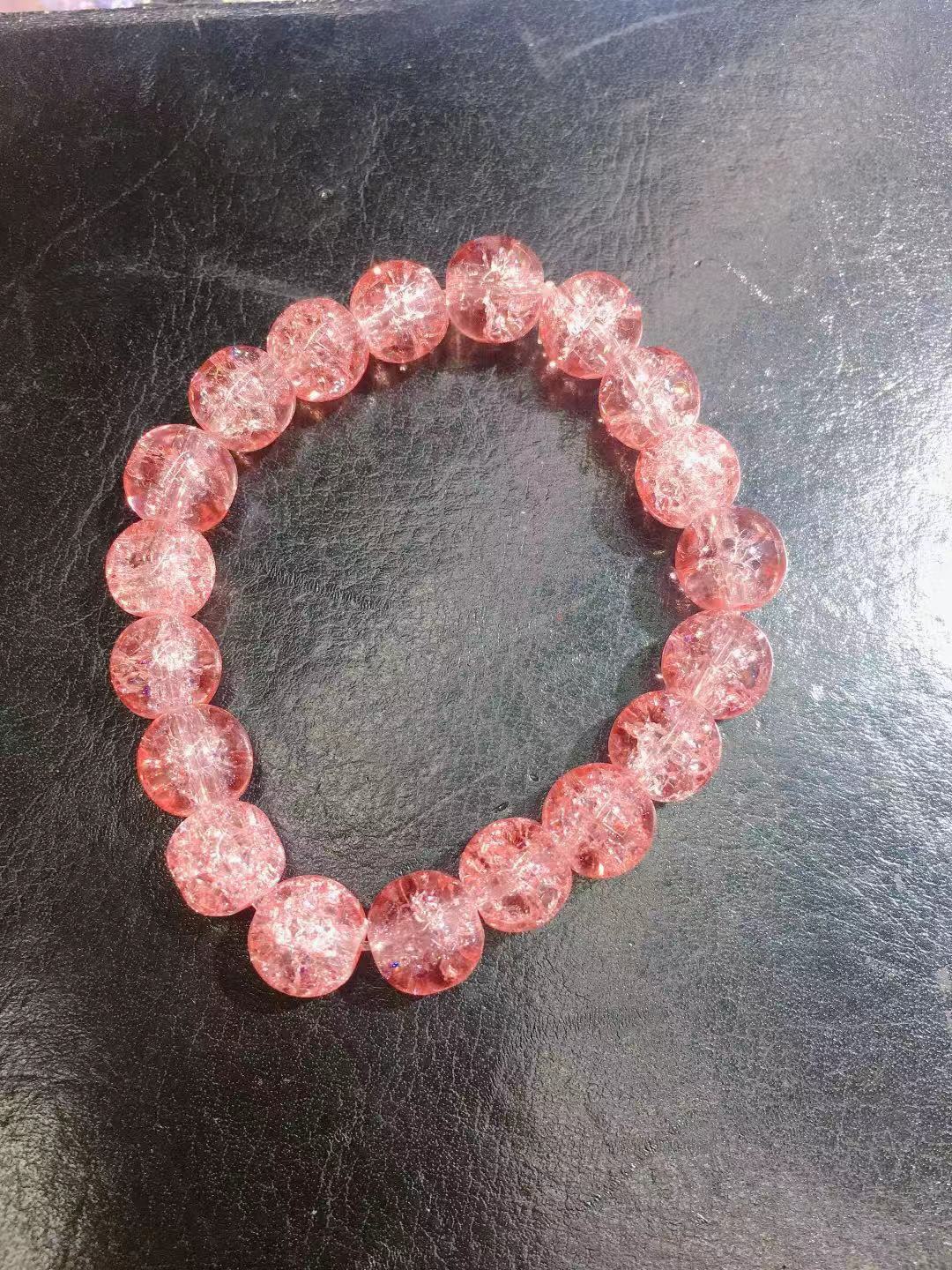 Fashionable and versatile floral crystal bracelet with beaded beads, simple crystal bracelet for women to wear in layers details Picture