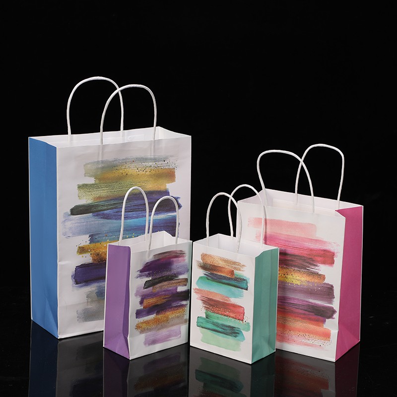 Kraft paper bags, eco-friendly bags, shopping bags, gift bags, paper bags detail image 2