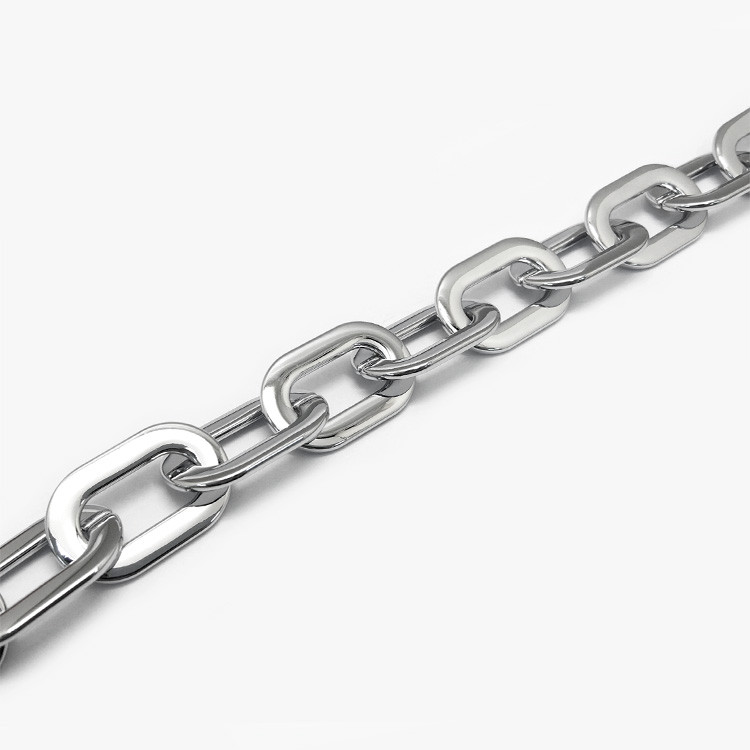 Dongguan Fengxing Hardware Factory Direct A26 Alloy Chain Plating Oval Chain Support Customization full figure